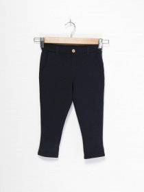 Повседневные штаны H&M модель 0712811_т.синій Фото