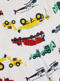 Брюки повседневные H&M модель 0732603_білий комб. Фото