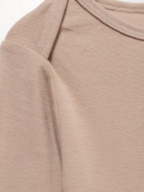 Лонгслив H&M модель 0734027_бежевий Лонгслив H&M модель 0734027_бежевий Фото