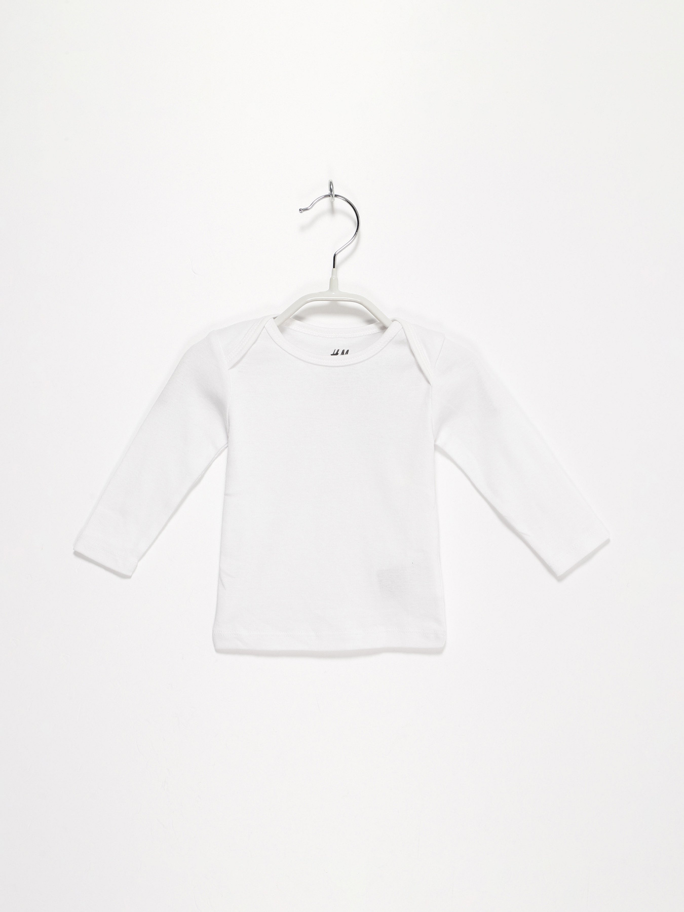 Лонгслив H&M модель 0734027_білий Фото