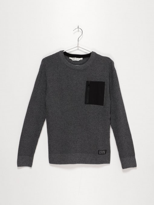 Джемпер H&M модель 0743681_т.сірий Фото