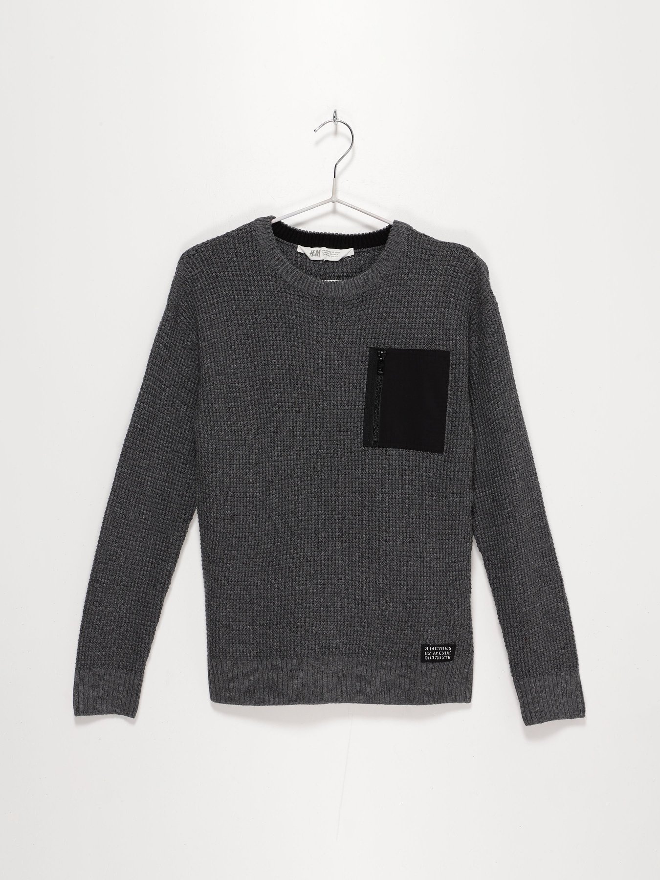 Джемпер H&M модель 0743681_т.сірий Фото