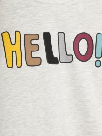 Лонгслив H&M модель 0743907_сірий комб. Фото