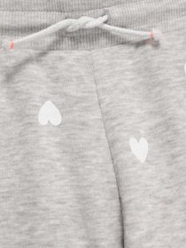 Спортивні штани H&M модель 0508935_сірий з білим Фото