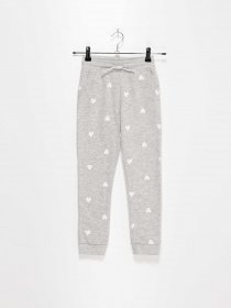 Спортивні штани H&M модель 0508935_сірий з білим Фото