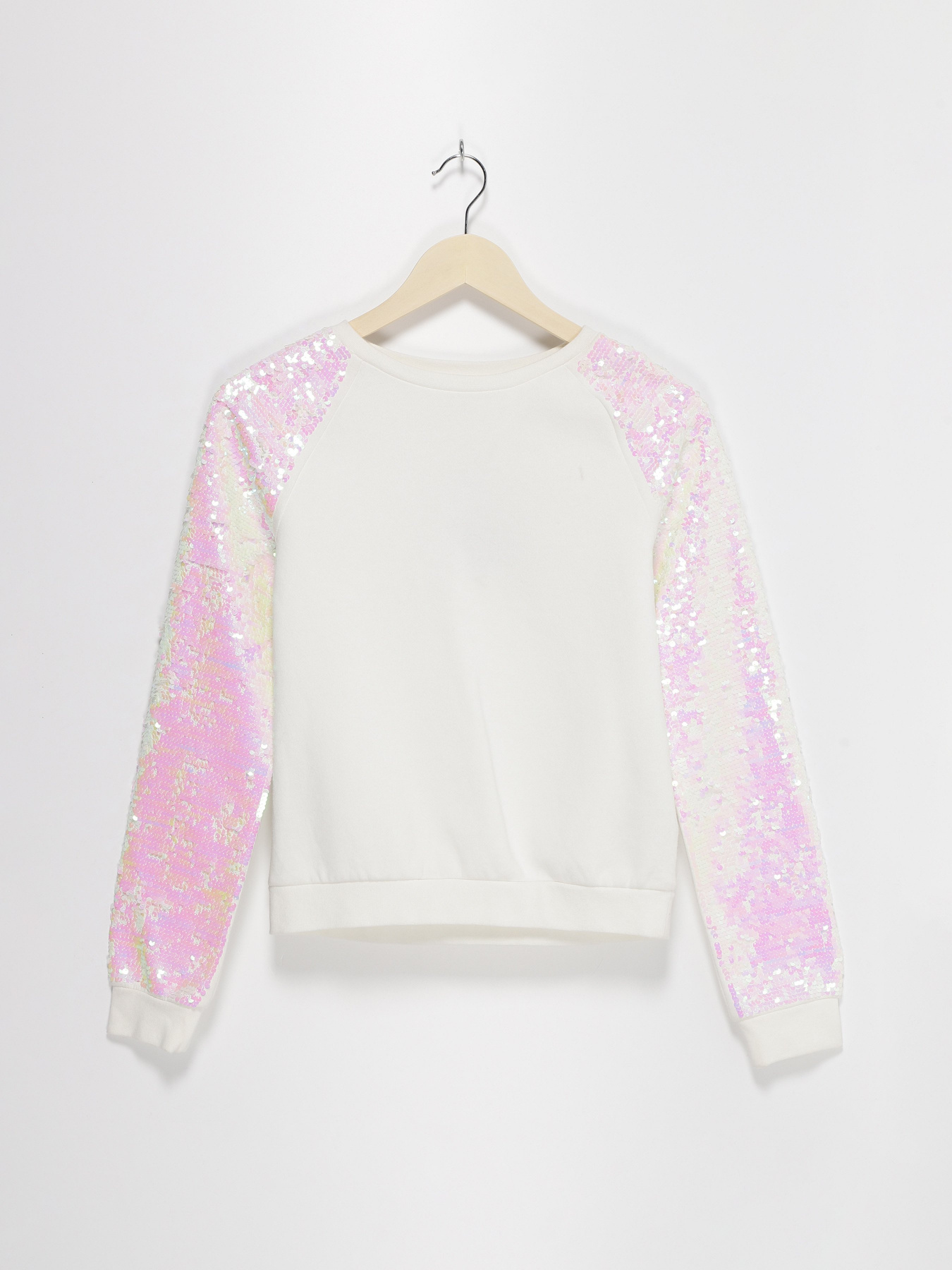 Світшот H&M модель 0744119_білий комб. Фото