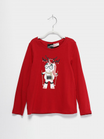 Пижама H&M модель 0744355_червоний комб. Фото