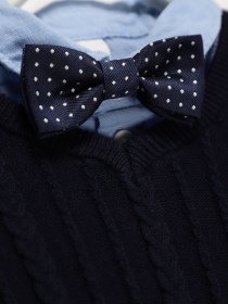 Деловой костюм H&M модель 0746313_синій з т.синім Фото