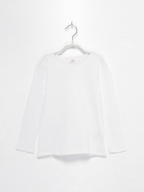 Лонгслив H&M модель 0753094_білий Фото