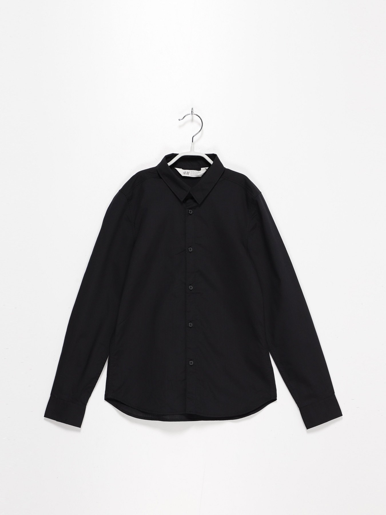 Рубашка H&M модель 07543440_чорний Фото