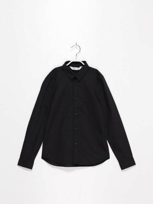 Рубашка повседневная H&M модель 07543440_чорний Фото