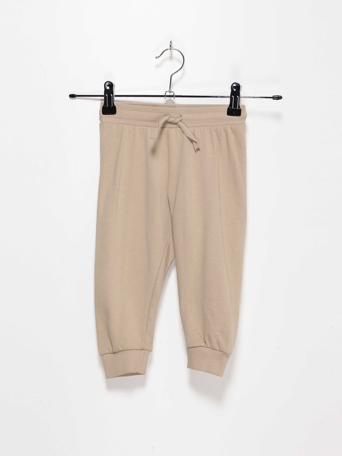 Штаны спортивные H&M модель 0594177_бежевий Фото