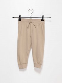 Штаны спортивные H&M модель 0594177_бежевий Фото