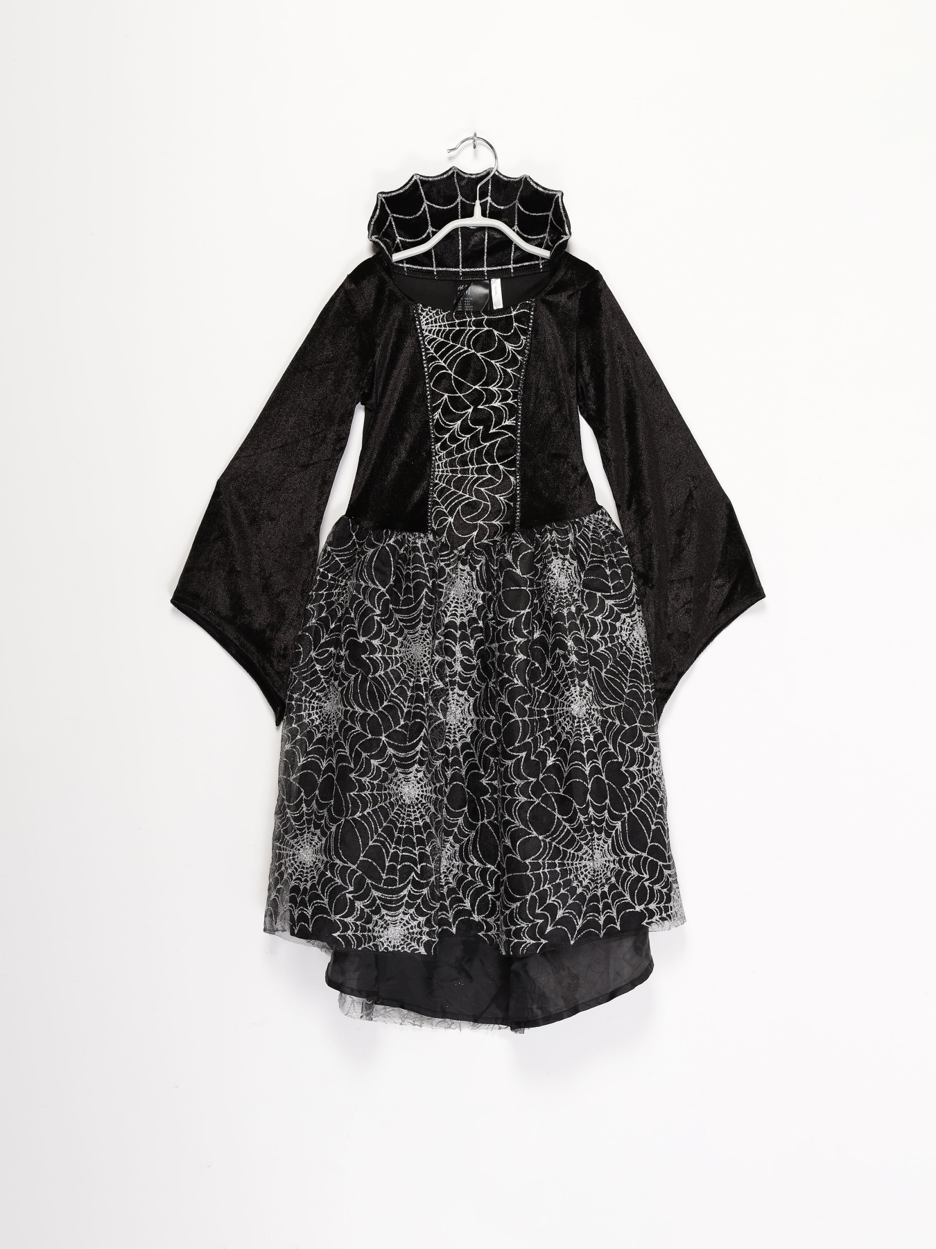 Платье мини H&M модель 0762415_чорний комб. Фото