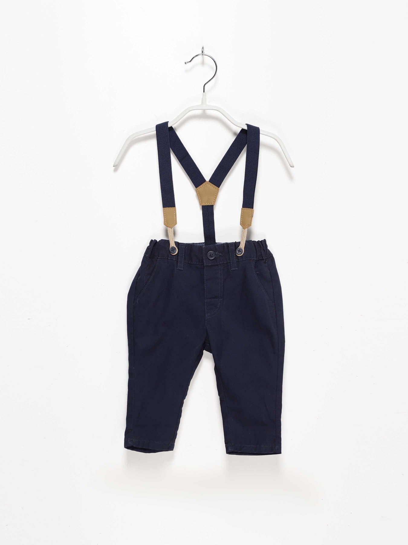 Повсякденні штани H&M модель 0768858_т.синій Фото