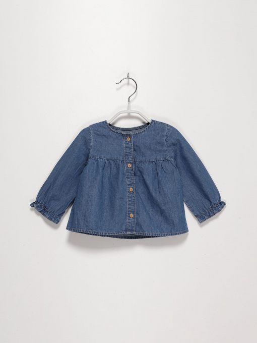 Блуза H&M модель 0773756_синій Фото