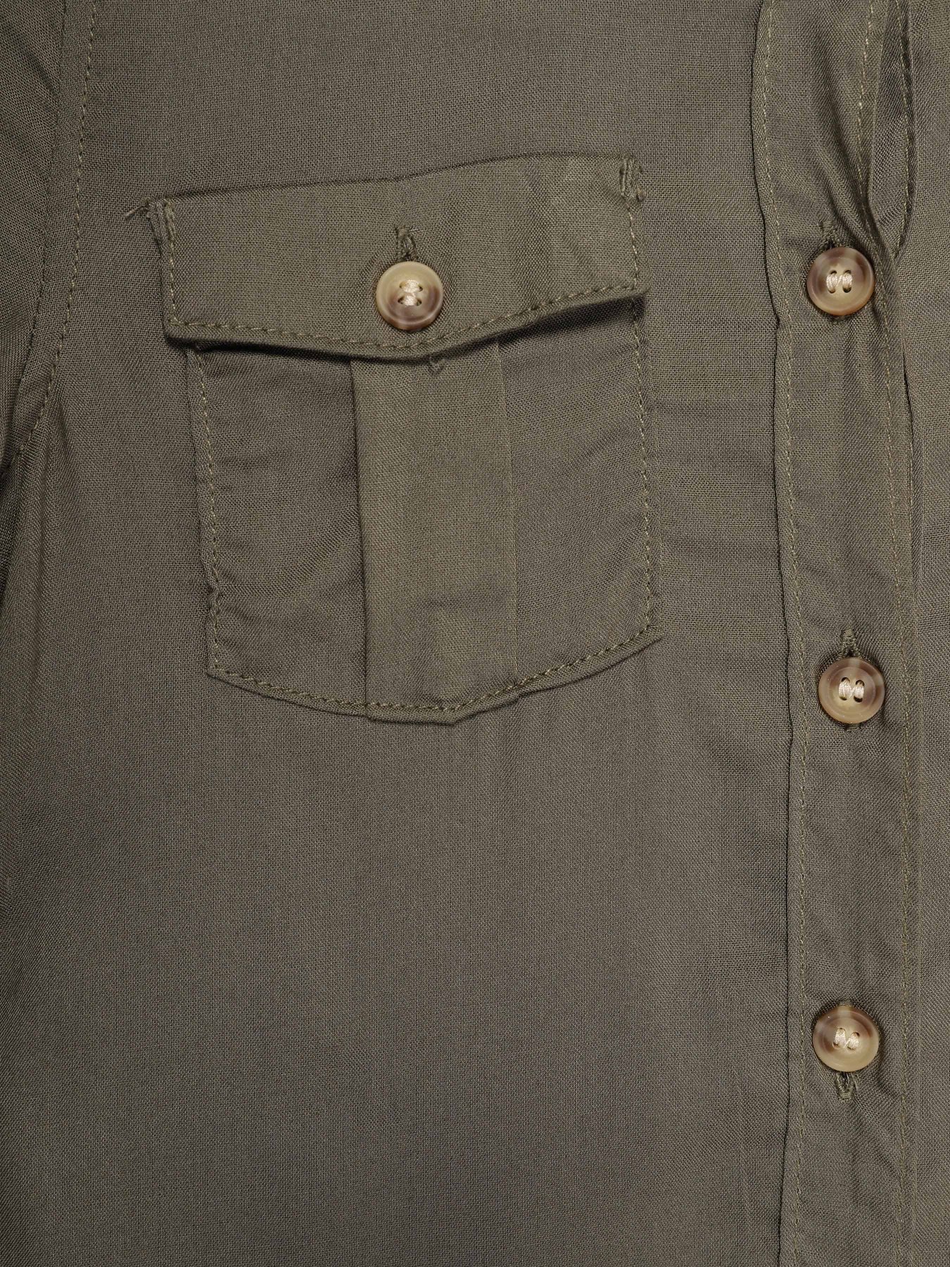 Рубашка H&M модель 0774833_хакі Фото