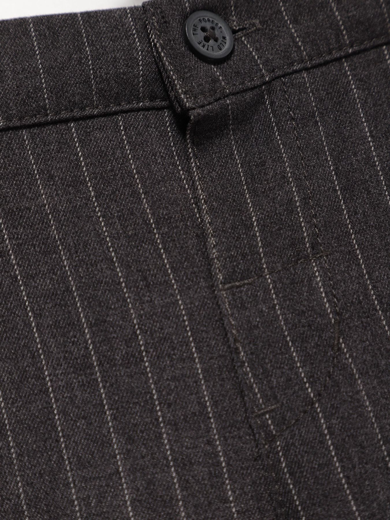 Брюки повседневные H&M модель 07756230_сірий комб. Фото