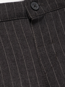 Брюки повседневные H&M модель 07756230_сірий комб. Фото