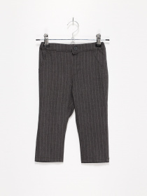 Брюки повседневные H&M модель 07756230_сірий комб. Фото