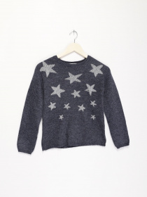 Джемпер H&M модель 0778968_т.синій комб. Фото