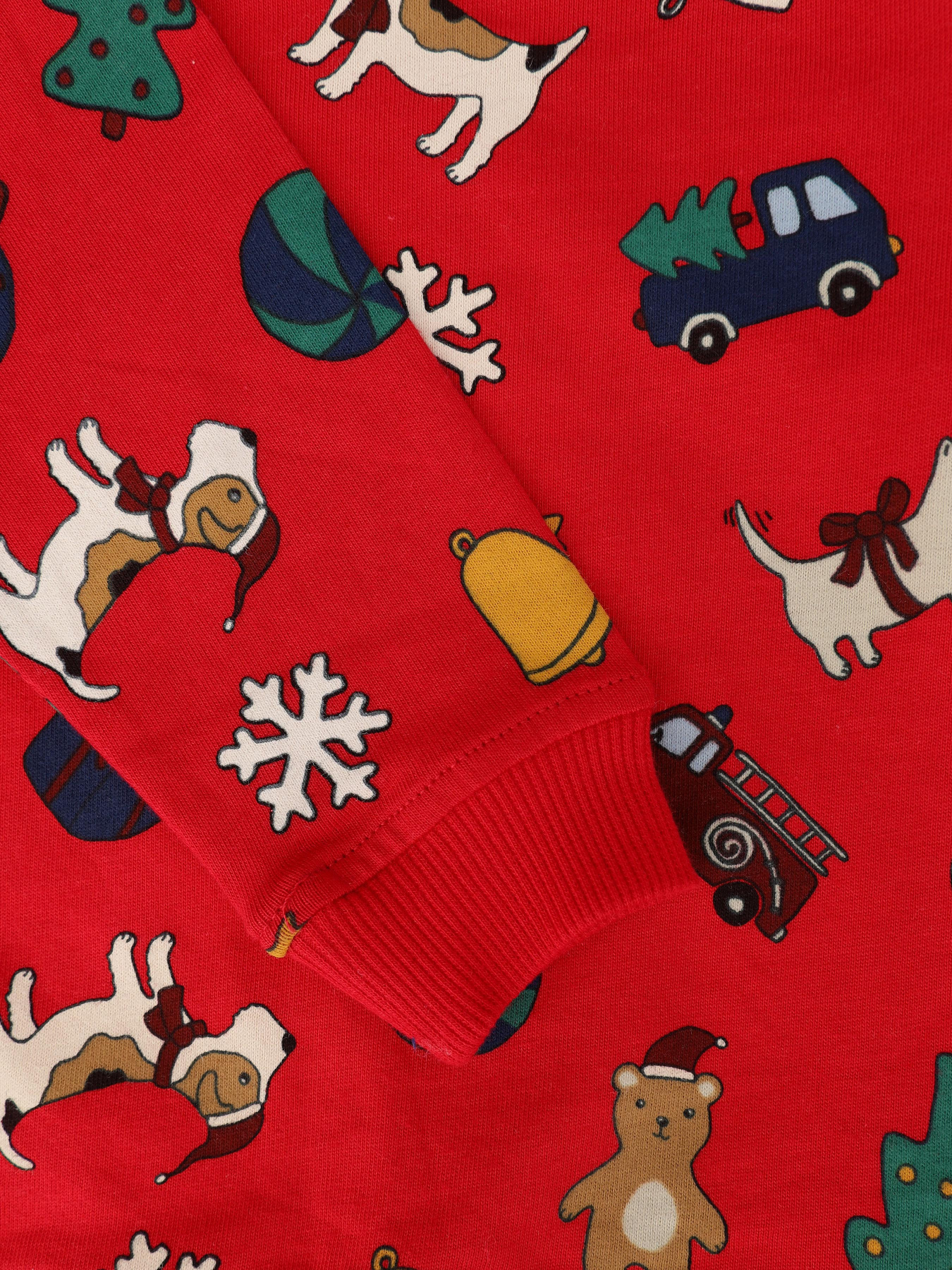 Свитшот H&M модель 0780286_червоний комб. Фото