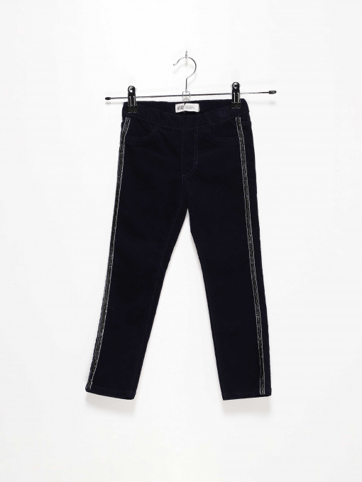 Повседневные штаны H&M модель 0781582_т.синій Фото