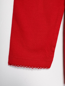 Лонгслів H&M модель 0790248_червоний Фото