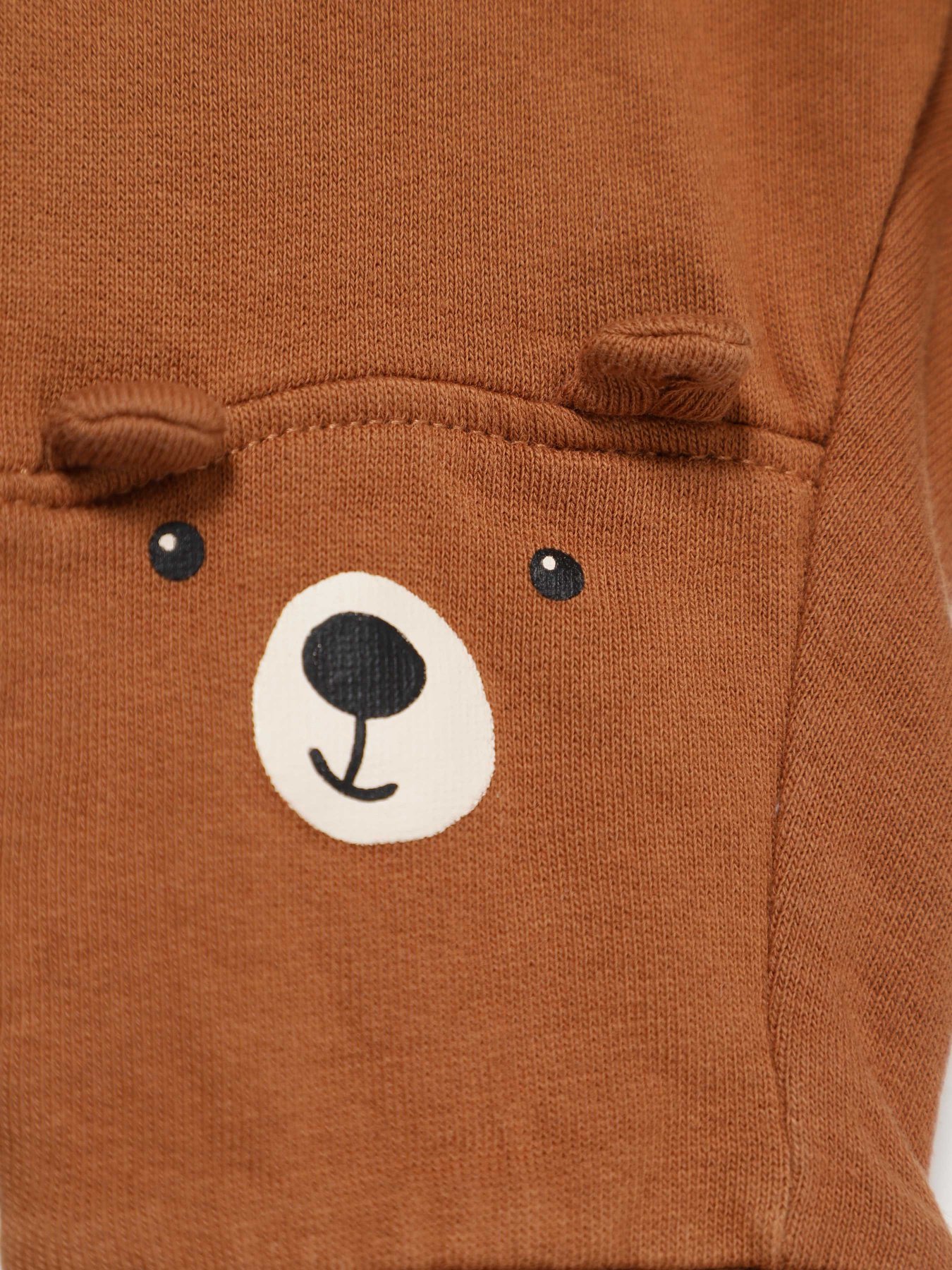 Штаны спортивные H&M модель 07915892_коричневий комб. Фото