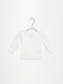 Лонгслив H&M модель 0791976_білий Фото