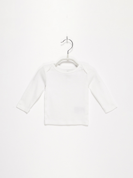 Лонгслив H&M модель 0791976_білий Фото