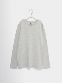 Лонгслив H&M модель 0796899_сірий Лонгслив H&M модель 0796899_сірий Фото