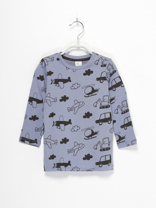 Лонгслів H&M модель 0802286_комб. Фото