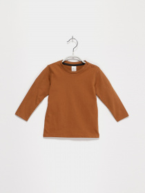 Лонгслів H&M модель 0802286_коричневий Фото