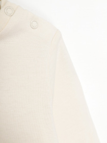 Лонгслив H&M модель 0802286_молочний Фото