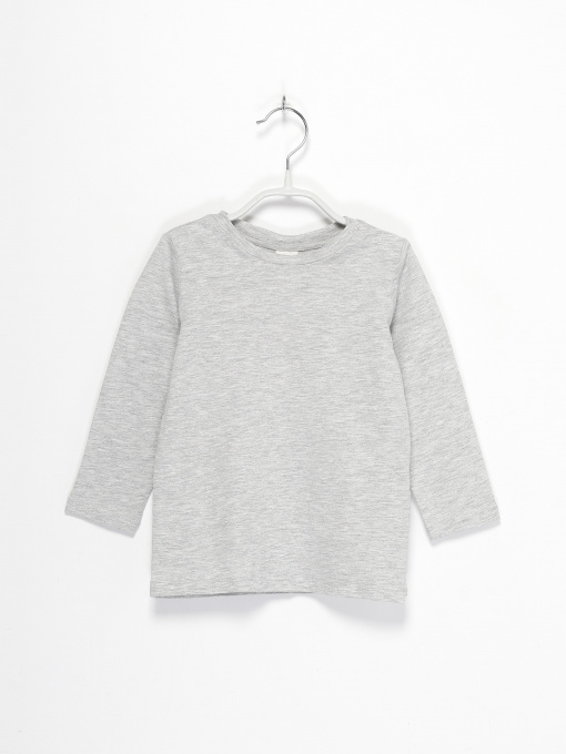 Лонгслів H&M модель 0802286_сірий Фото