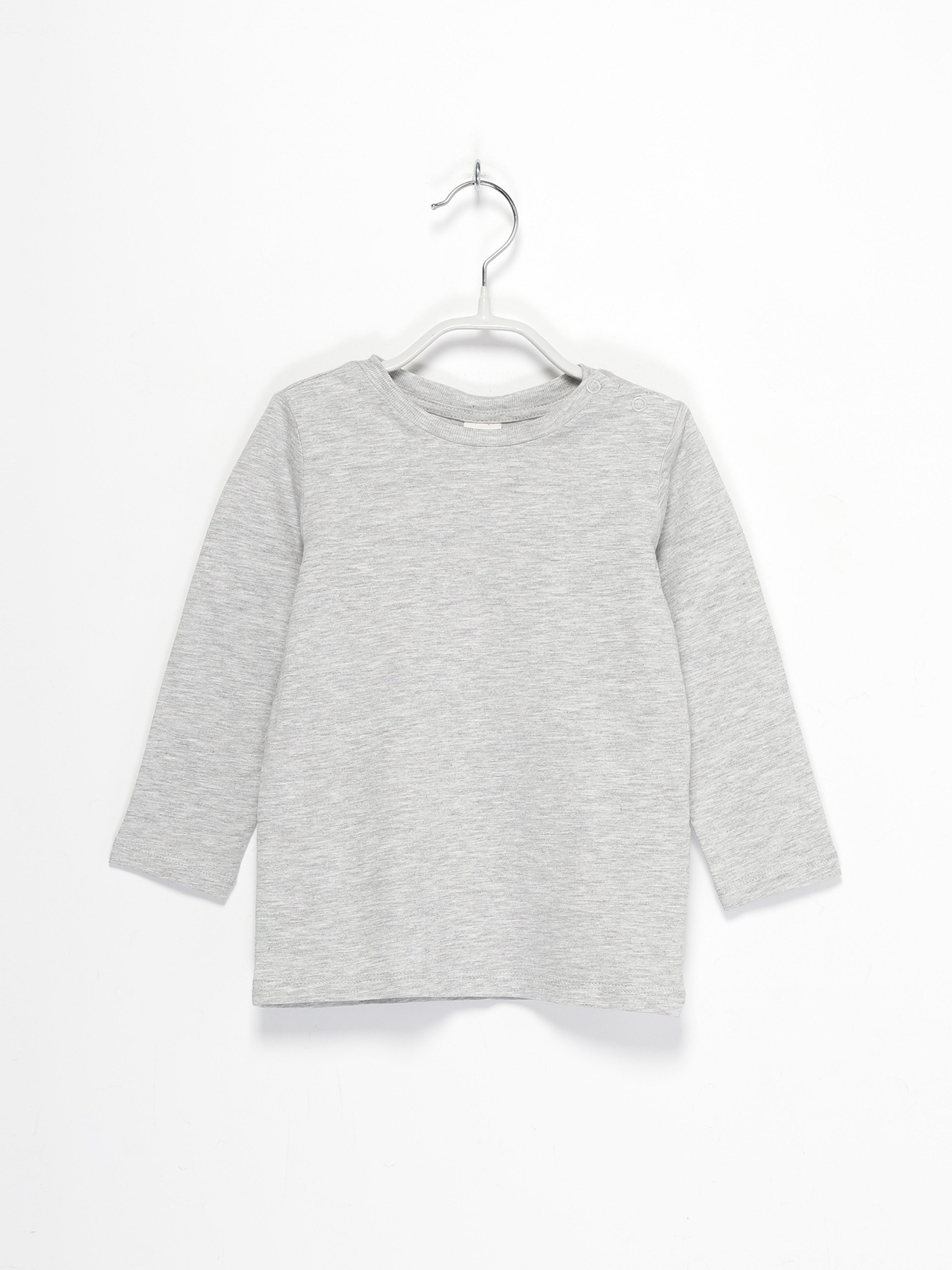 Лонгслив H&M модель 0802286_сірий Фото