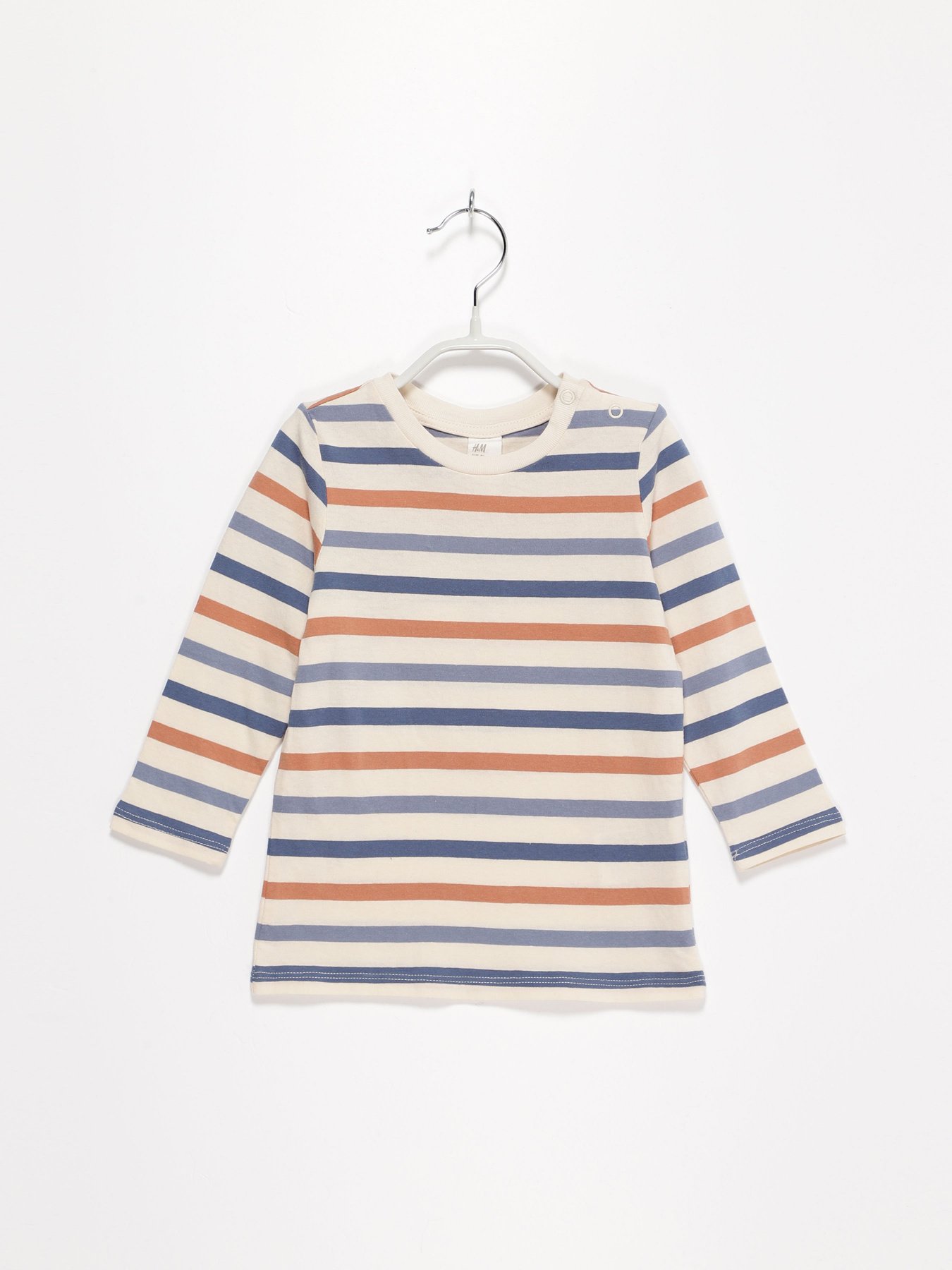 Лонгслив H&M модель 0802286_сірий комб. Фото