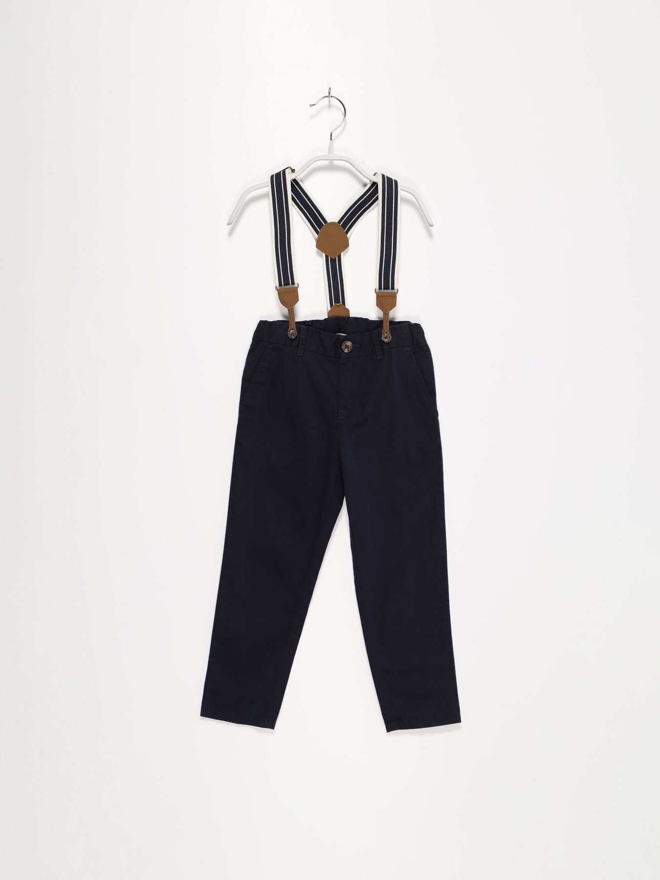 Повсякденні штани H&M модель 0804029_т.синій Фото