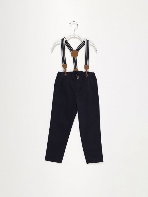 Повсякденні штани H&M модель 0804029_т.синій Фото