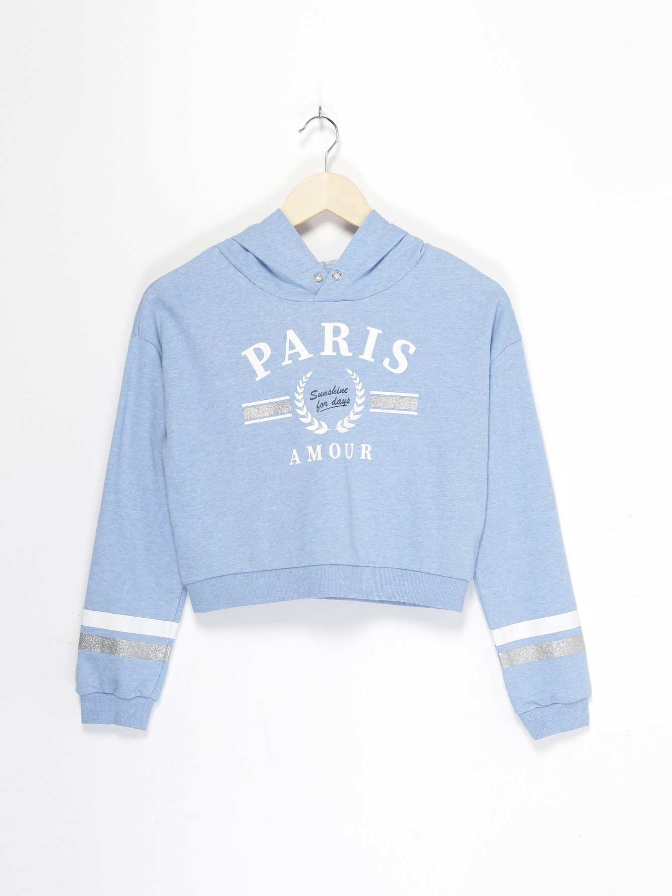 Свитшот H&M модель 0805385_синій комб. Фото