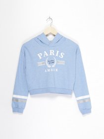 Свитшот H&M модель 0805385_синій комб. Фото