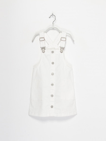 Платье мини H&M модель 0807993_білий Фото