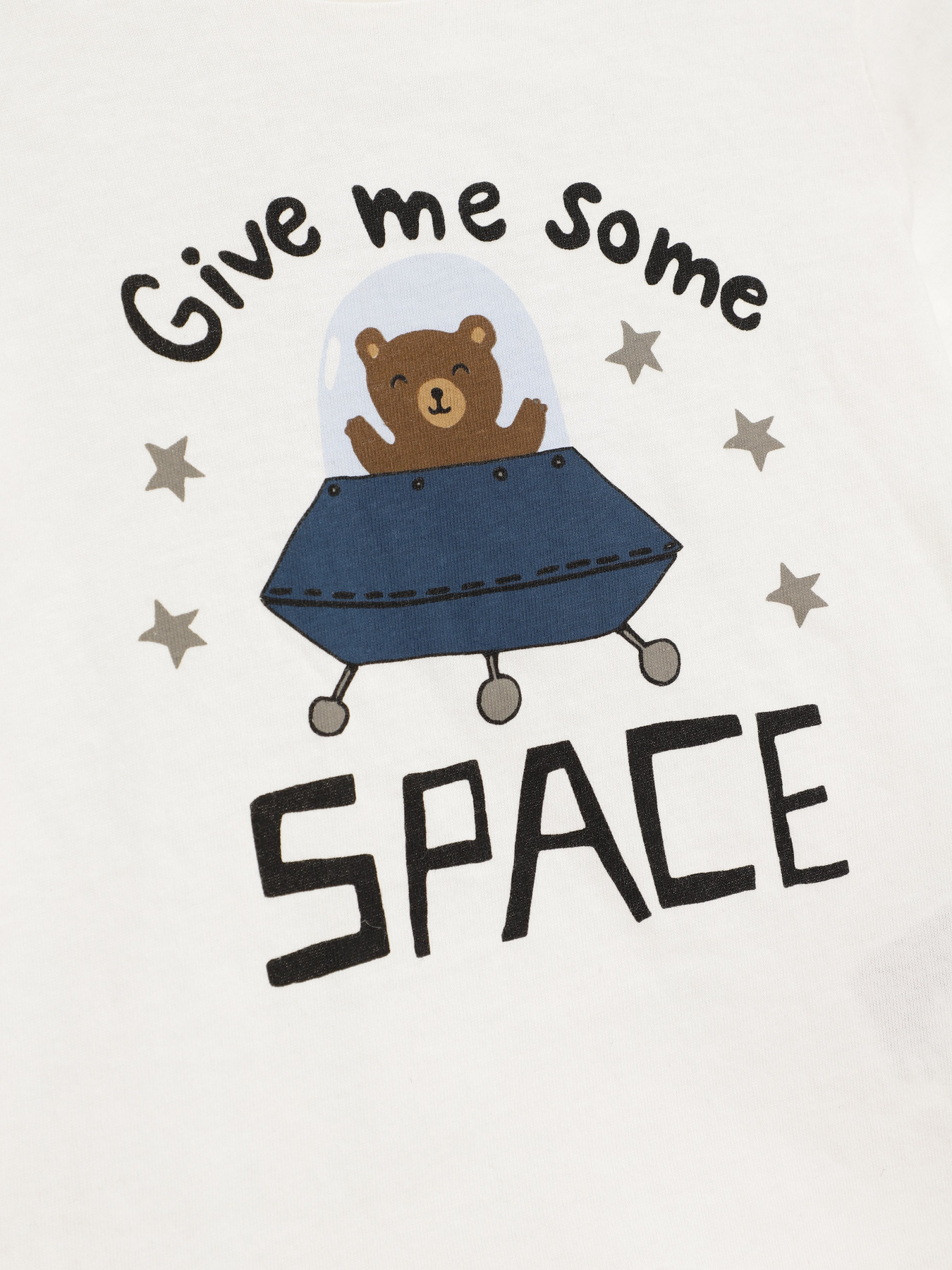 Лонгслив H&M модель 0808796_білий комб. Фото