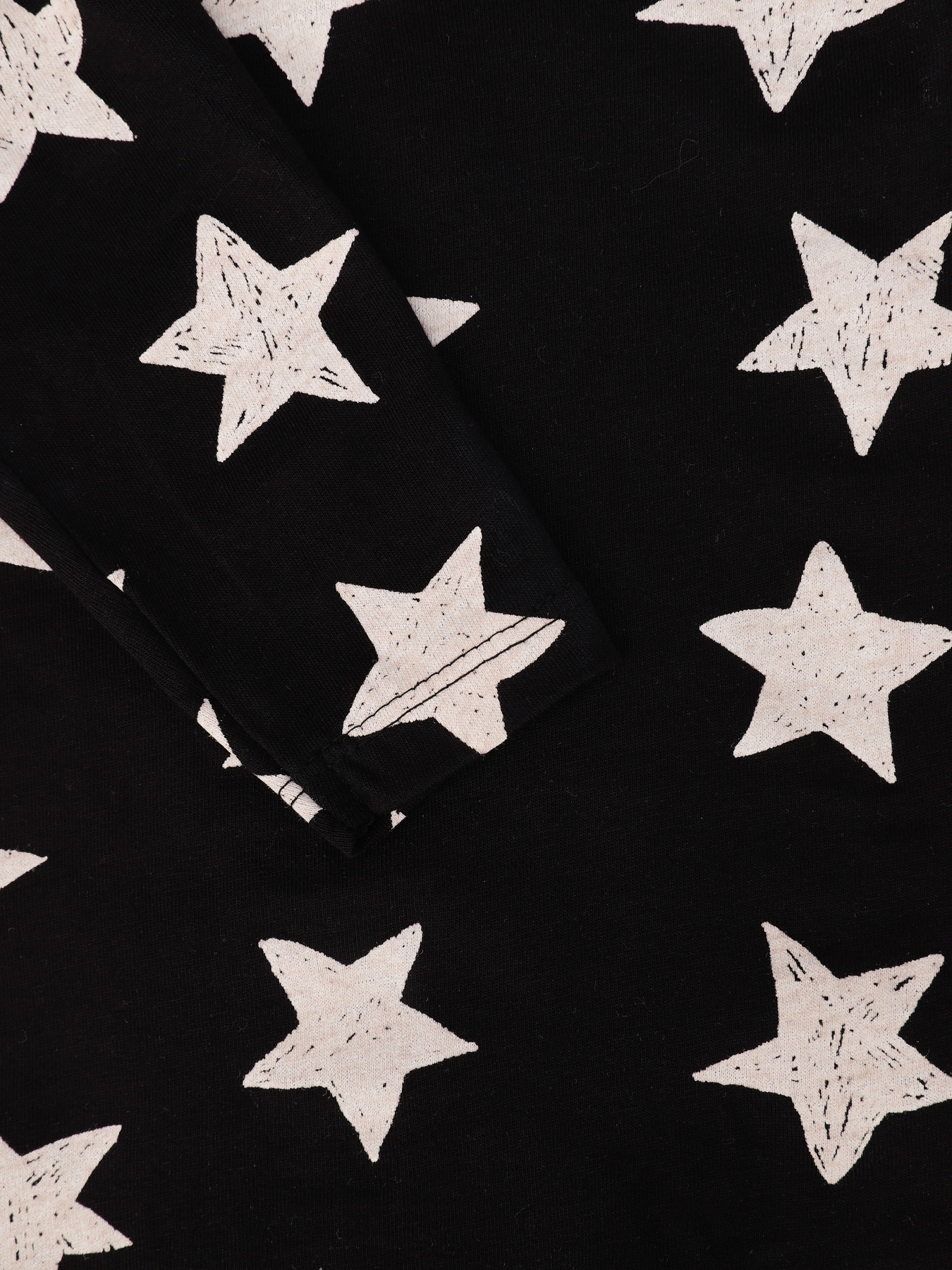 Лонгслив H&M модель 0808796_чорний комб. Фото