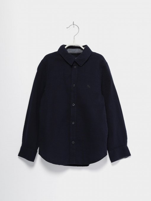 Рубашка H&M модель 0813060_т.синій Фото