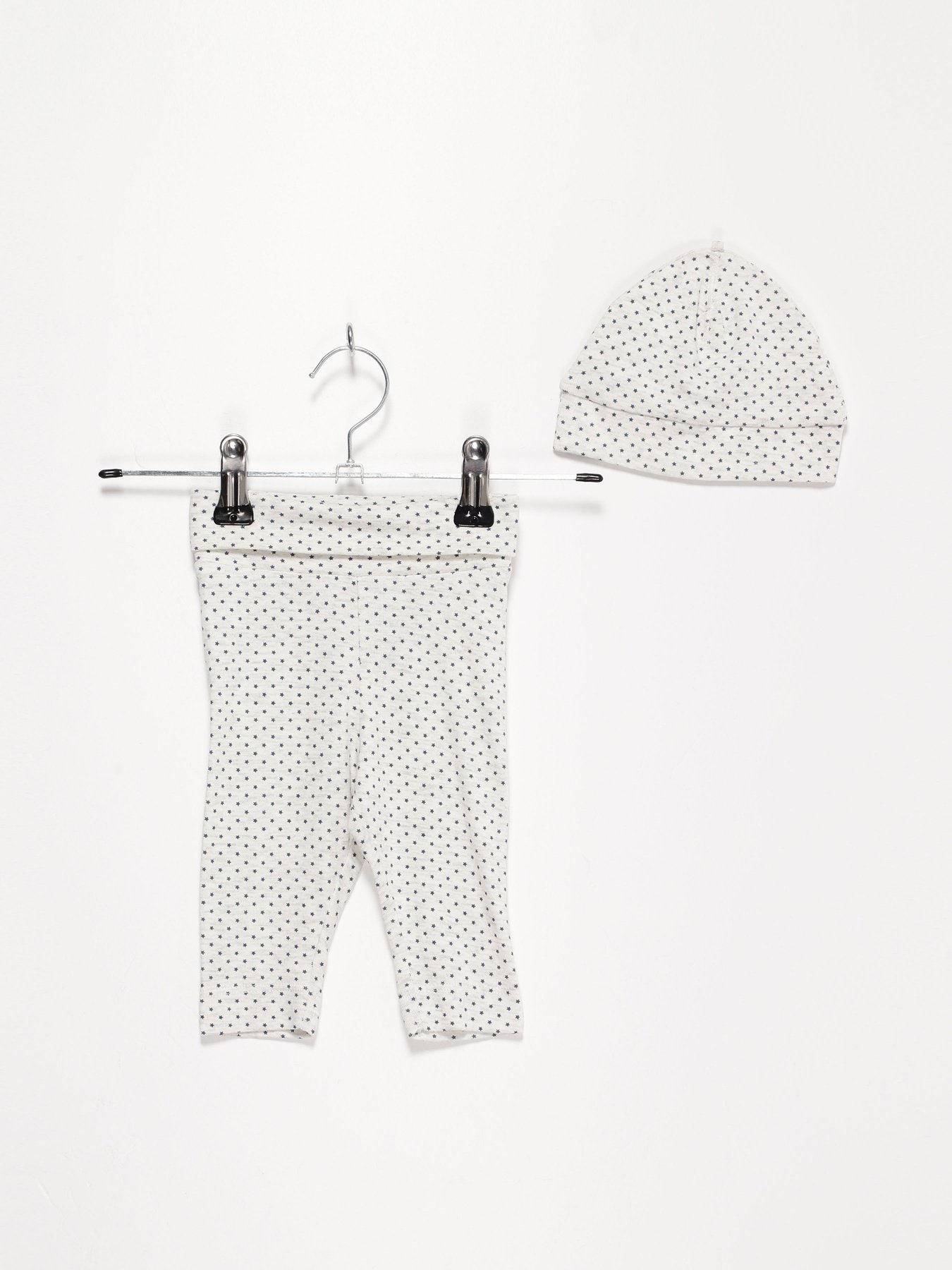 Брюки повседневные H&M модель 08142995_с.сірий комб. Фото