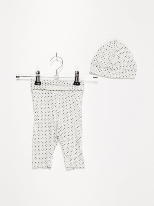 Брюки повседневные H&M модель 08142995_с.сірий комб. Фото