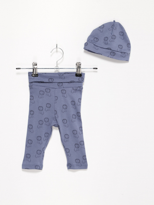 Повсякденні штани H&M модель 08142995_синій комб. Фото