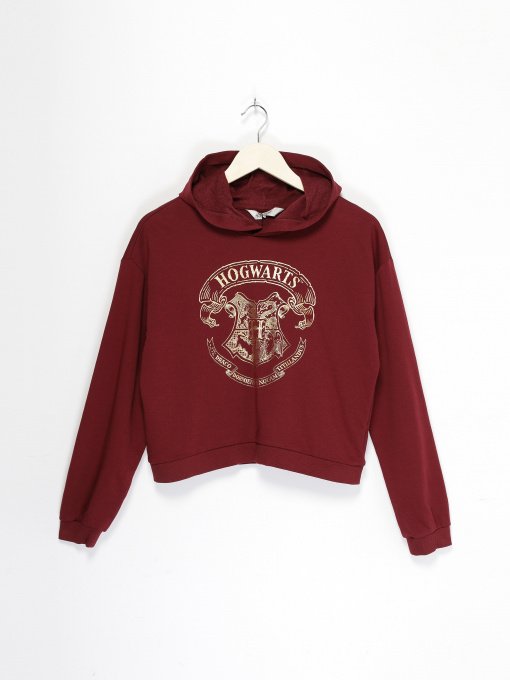 Світшот H&M модель 08167131_бордовий Фото